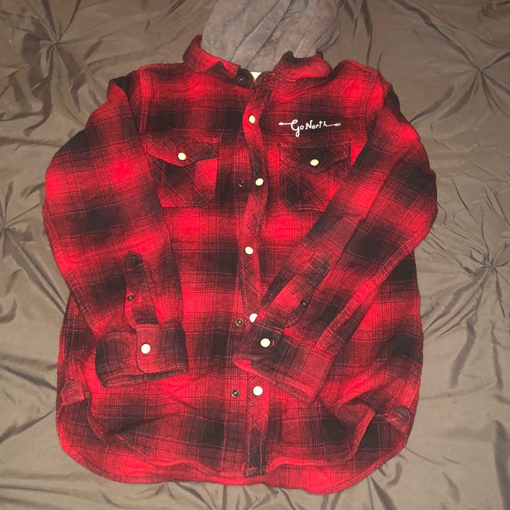 Boys flannel jacket